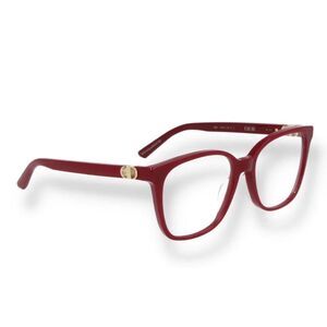 Dior 30Montaigne MiniO Red and Gold Women's Glasses in original packaging NWT